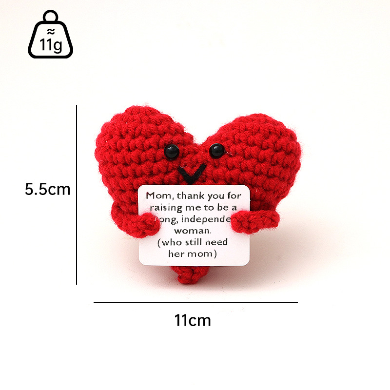 큰 빨간 사랑 하얀 카드