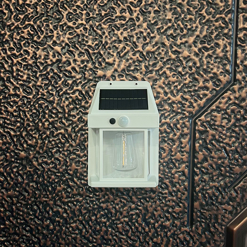 New Solar Wall Lamp Outdoor Decoration Garden Courtyard Home Waterproof Tungsten Wall Lamp Outdoor Decorative Wall Lamp 2