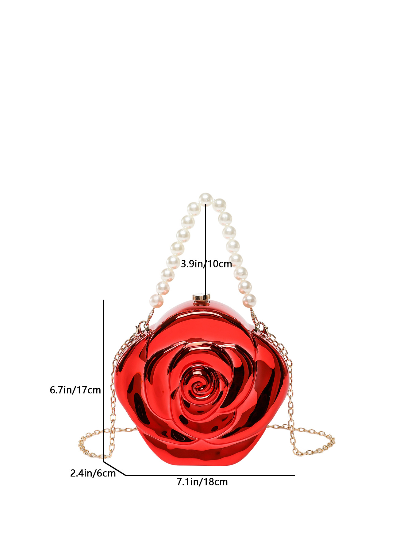 Elegante Blumen Acryl Handtasche Für Damen Einzigartige Box Tasche_voghion.com