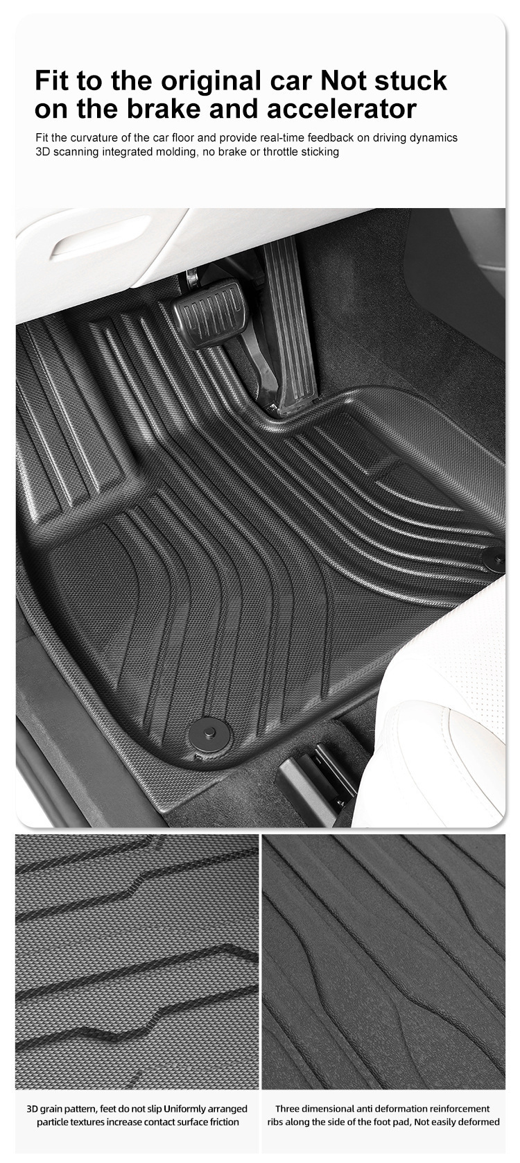 Suitable for 21-24 Suburban Tahoe Yukon Yukon Car Fully Environmentally Friendly Tpe Floor Mats