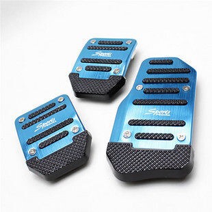 Car pedal modified brake accelerator clutch aluminum alloy pedal anti-skid pad stainless steel universal type