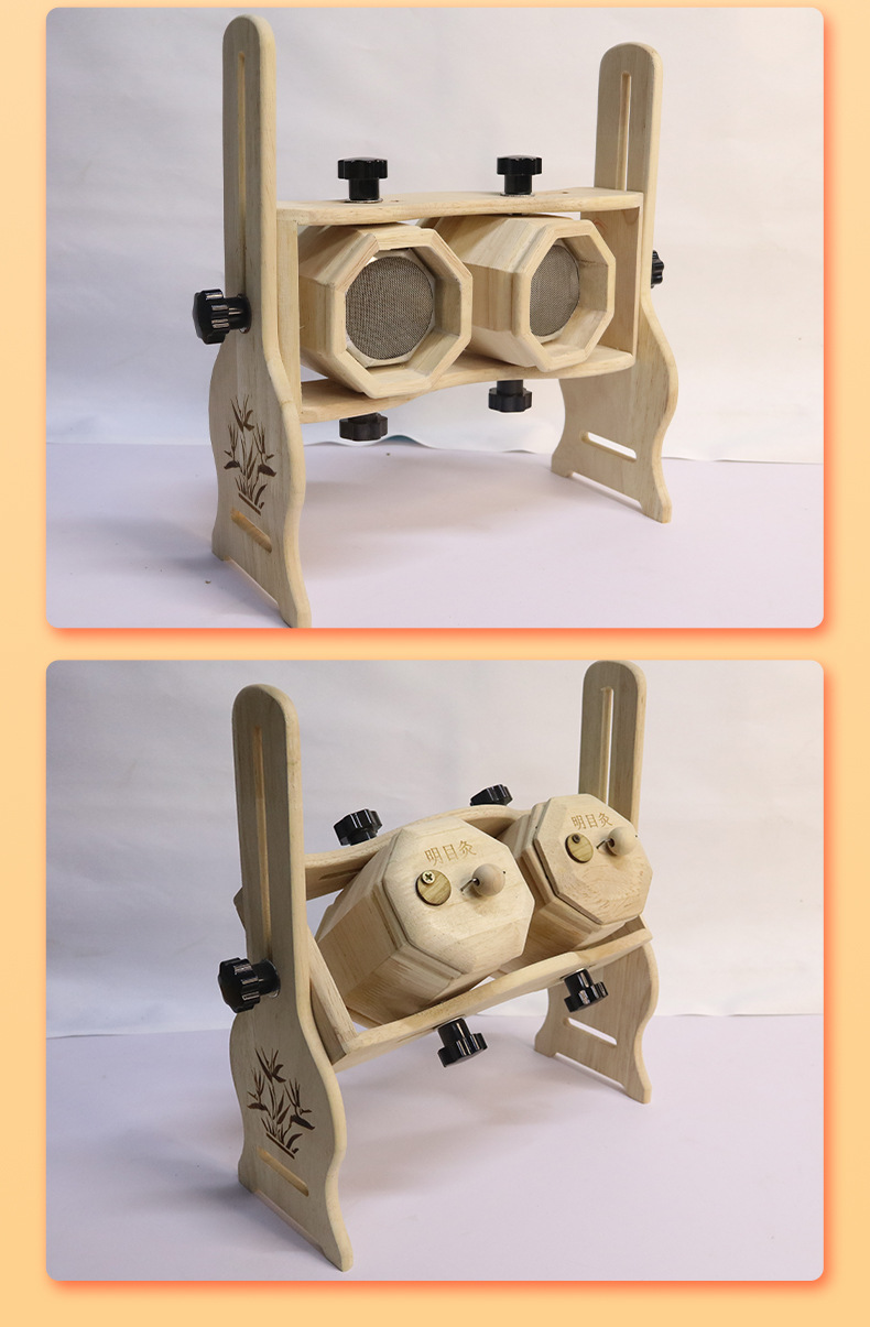 Mini Moxa Stick Set for Eye and Face Moxibustion Solid Wood Hanging Moxa Device with Moxa Cones details