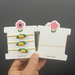Send 100 small flower shaped Kp758 card bracelet cards to the circle card paper DIY tags accessories approximately 8.5x10
