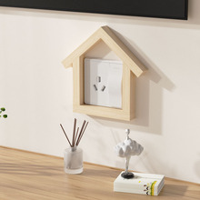 灯开关贴保护套墙贴插座装饰面板边框家用立体简约可爱实木奶油风