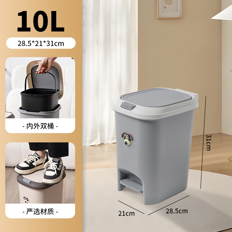 新しい家庭用キッチンはゴミ箱のトイレの紙かごのリビングルームのオフィスに足を踏み入れてゴミ箱を押します。|undefined