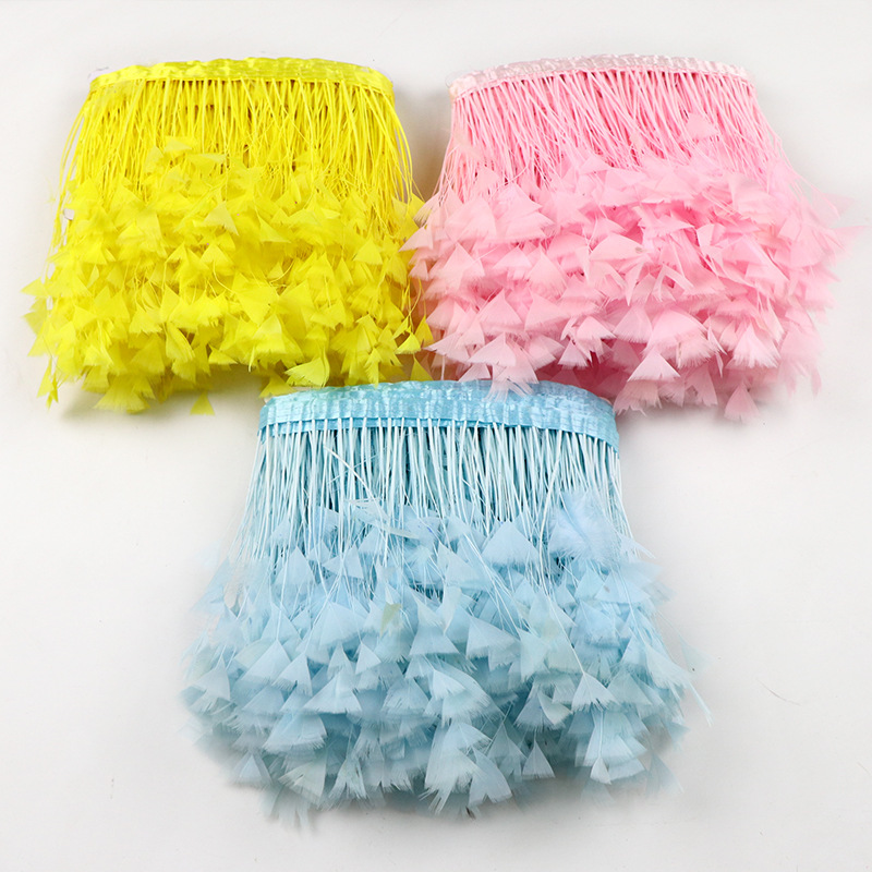 Turkey hair butterfly cloth edge 10-15cm dress decorative material…