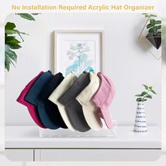 Cross-border acrylic hat rack duckbill hat storage rack baseball hat storage display rack clothing store sun hat rack