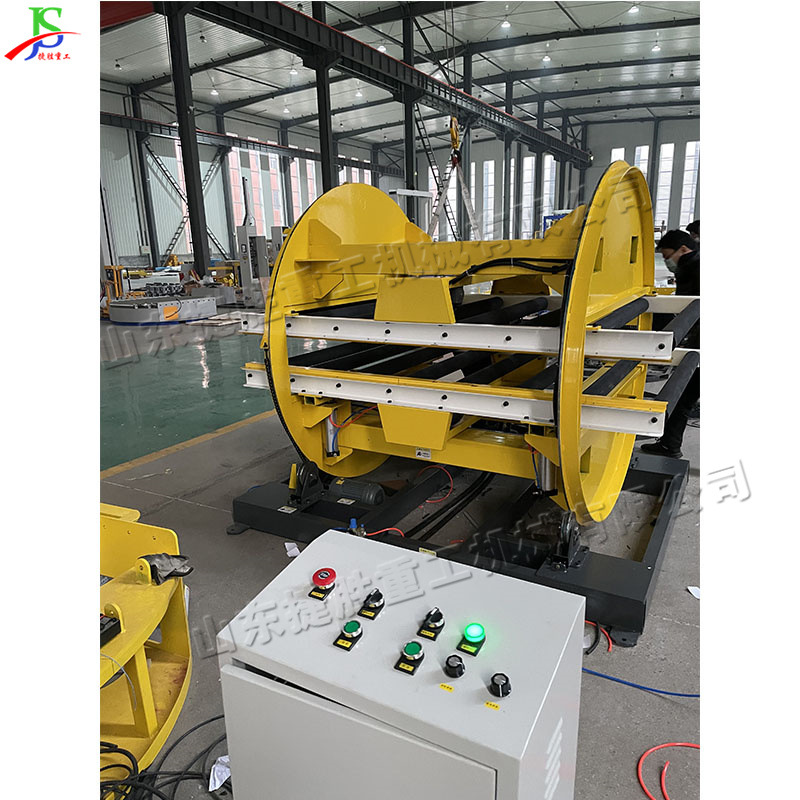 180 grados máquina de rotación automática eléctrica hidráulica cable transportador de hoja de cadena apilamiento material equipo de facturación