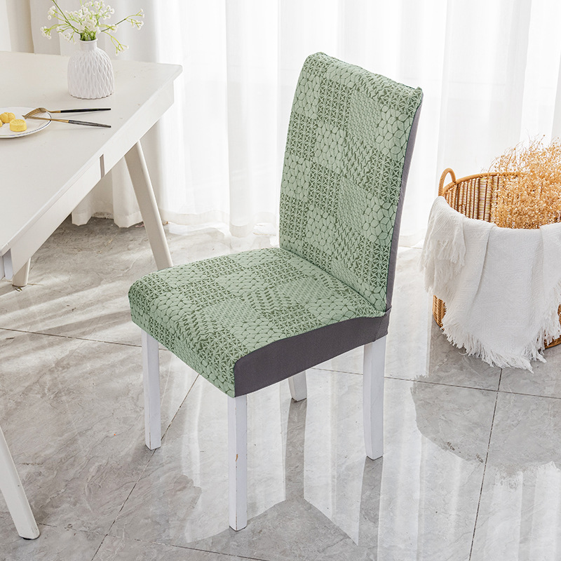 Four Seasons cubierta de silla de mesa de comedor elástica universal cubierta de silla todo incluido resistente al desgaste hogar Luz de lujo restaurante palillos cubierta