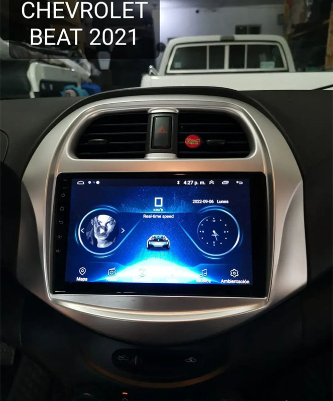 Cross-Border Applicable 16-19 Chevrolet Spark Android Large Screen Navigation Gps Bluetooth Reversing Image Carplay