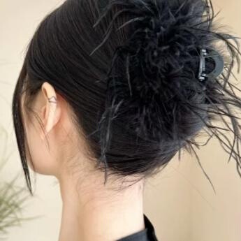 Chaoxian feather grabbing shark clipfish ostrich hair after grabbing…