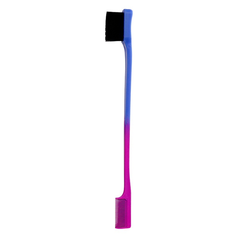 Cross-border Color Eyebrow Brush Multi-purpose Brush Multi-function Eyebrow Brush Edge Brush Broken Hair Modifier Home Style Hair Line Comb
