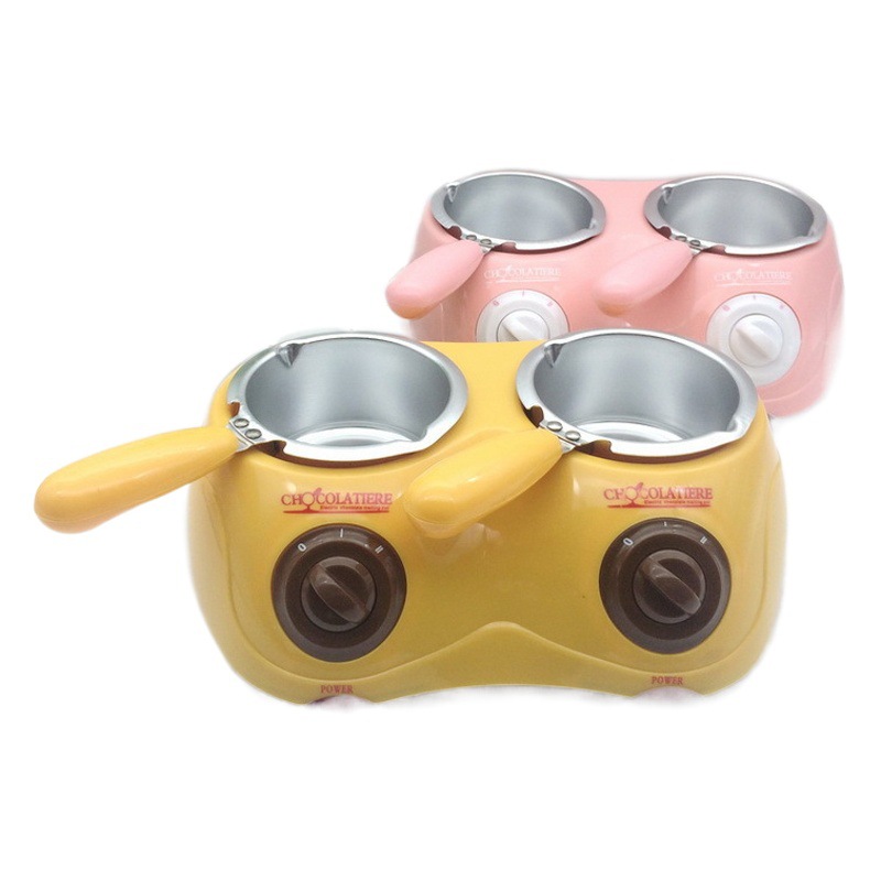 Doble horno eléctrico para fundir chocolate, hacer jabón artesanal o aceite esencial, DIY, venta directa de fábrica