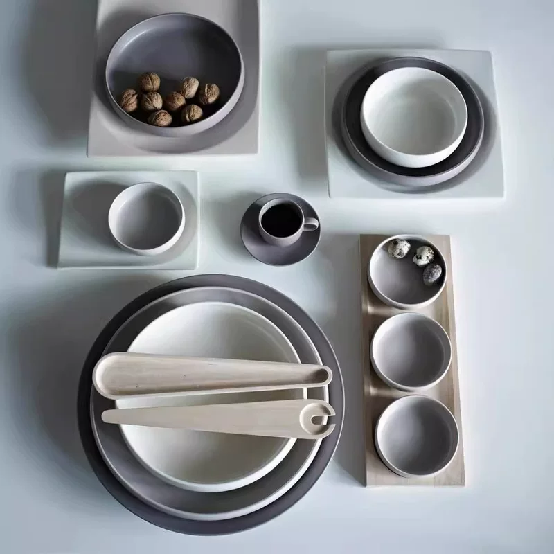 Ceramic creative set, porcelain tableware for hotel, European style