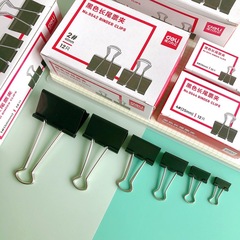 Powerful 9541/9546 Black Long Tail Clip Metal Ticket Holder Large, Medium, Small Sizes 12-Pack Clips