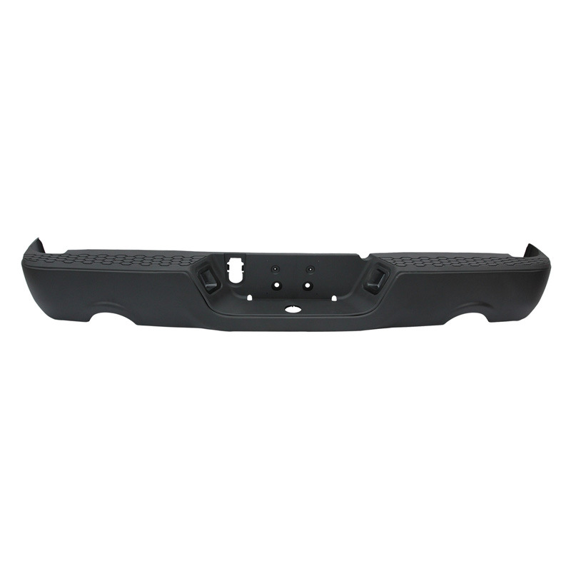 Adecuado para el parachoques trasero de Dodge Ram1500 2009-2018, modelo original Ram en color negro con ventilaciones de escape.