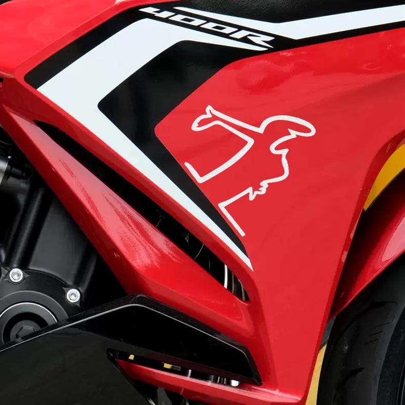 Decorazione per auto con incisione creativa personalizzata, raffigurante un omino dei cartoni animati, riflettente, per veicoli elettrici e motociclette._voghion.com