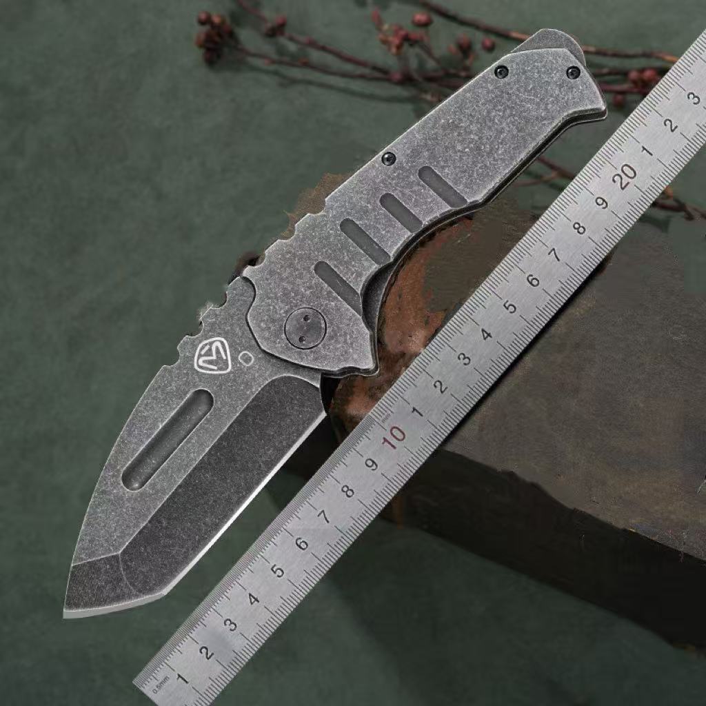 无锁折叠刀求生工具持久锋利便携防身高硬度锋利水果刀多功能小刀