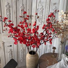 腊梅仿真花桃花梅花中式婚礼造景布置工程梅花树装饰影楼摄影道具