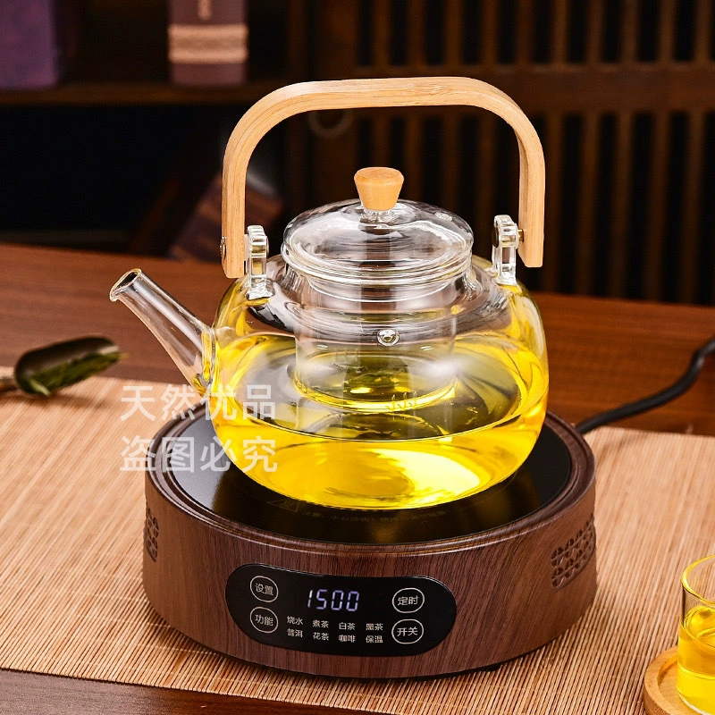 Michu 1500W электрическая керамическая плита с вентилятором, чайник-тип, бытовой оздоровительный чайник для на пару и подъёма, декоративный набор кастрюль