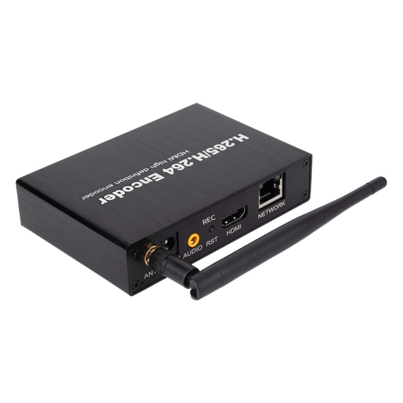 Codificador Inalámbrico HDMI para Transmisión en Vivo RTMP, HK, Computadora Privada, Grabación de Pantalla H.265, Monitoreo POE, Estándar Nacional GB28181 image 1