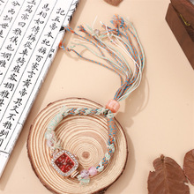 新款藏式多巴胺diy女士手表高颜值抽拉式手绳女表串珠女士手表