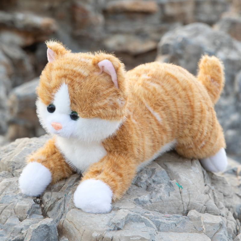 かわいい模擬三毛猫人形模擬子猫人形枕女の子のための縫いぐるみ人形ぬいぐるみ卸売|undefined
