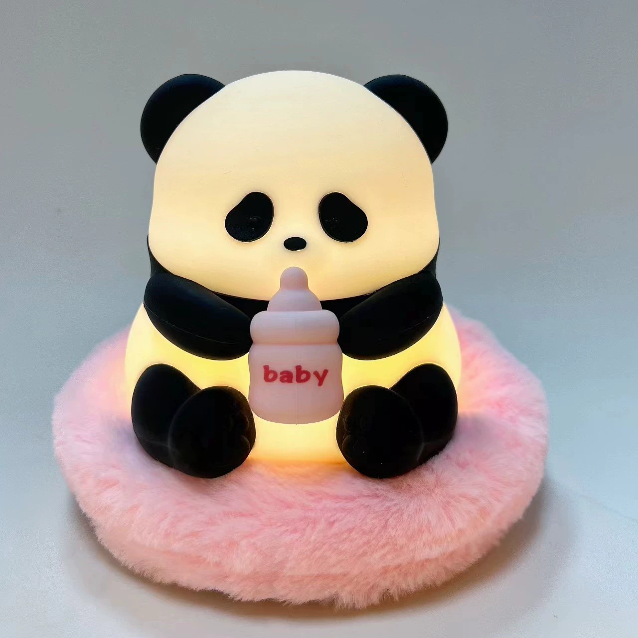 LED Flower Panda Lights Three Gets Light Several Lights Light Light USB Charging Soft Light Fun Silicone Light