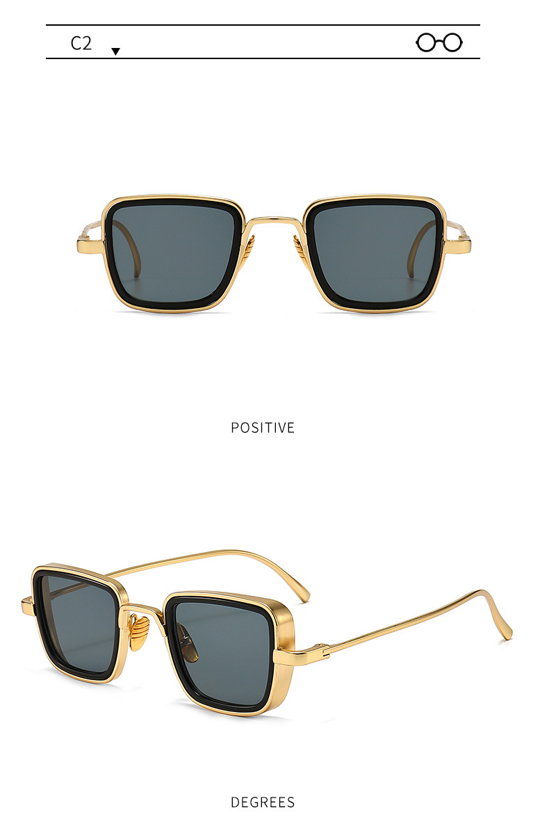 60g Weight Full Frame Glasses Structure Sunglasses Classification Ac, UV400 Protection Lens Material Square Glasses Style Travel Occasion Solid Color Pattern Men'S Gender Classic Style Style Classic Style Solid Color Ac UV400 Protection Square Full Frame Men's Sunglasses 6