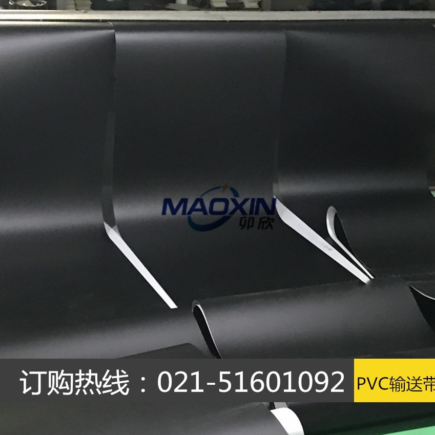 加工黑色亚光pvc输送带 电子输送带 黑色抗静电输送带
