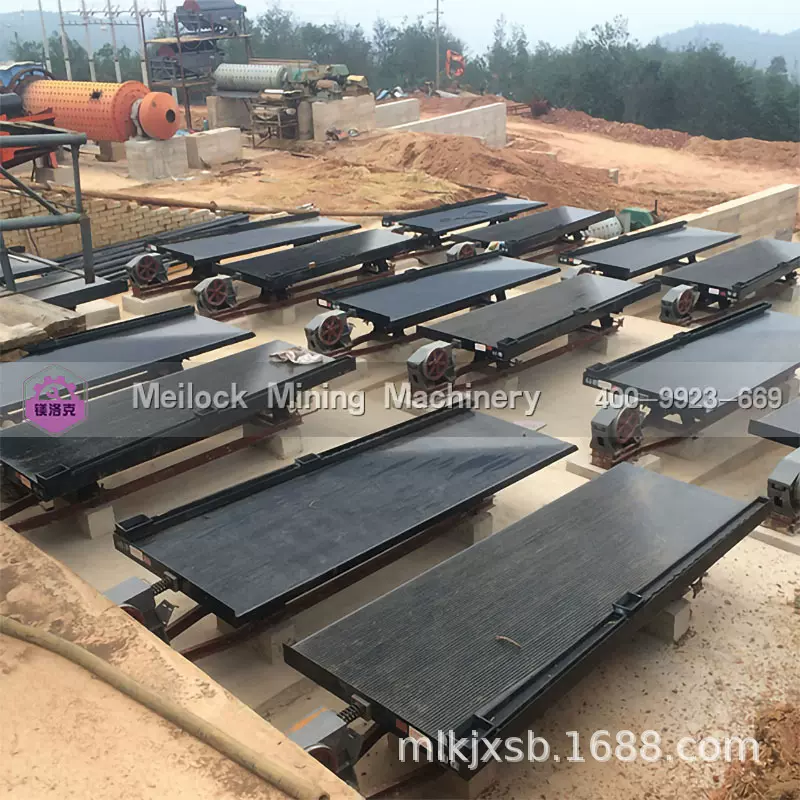 批发厂家铜米选摇床 新型沙金分离重选设备 石萤石炉渣水源头厂家