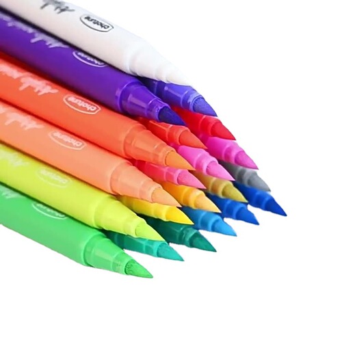 Soft head gouache acrylic marker pen full set diy painting hook pen color watercolor pen ceramic graffiti marker pen