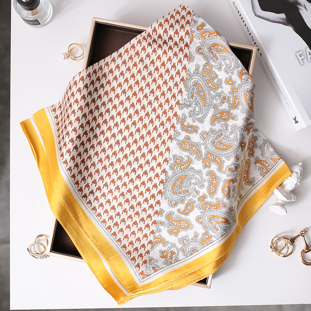 Spring New 70CM Square Versatile Decorative Professional Thin Korean Small Scarf for Women_voghion.com