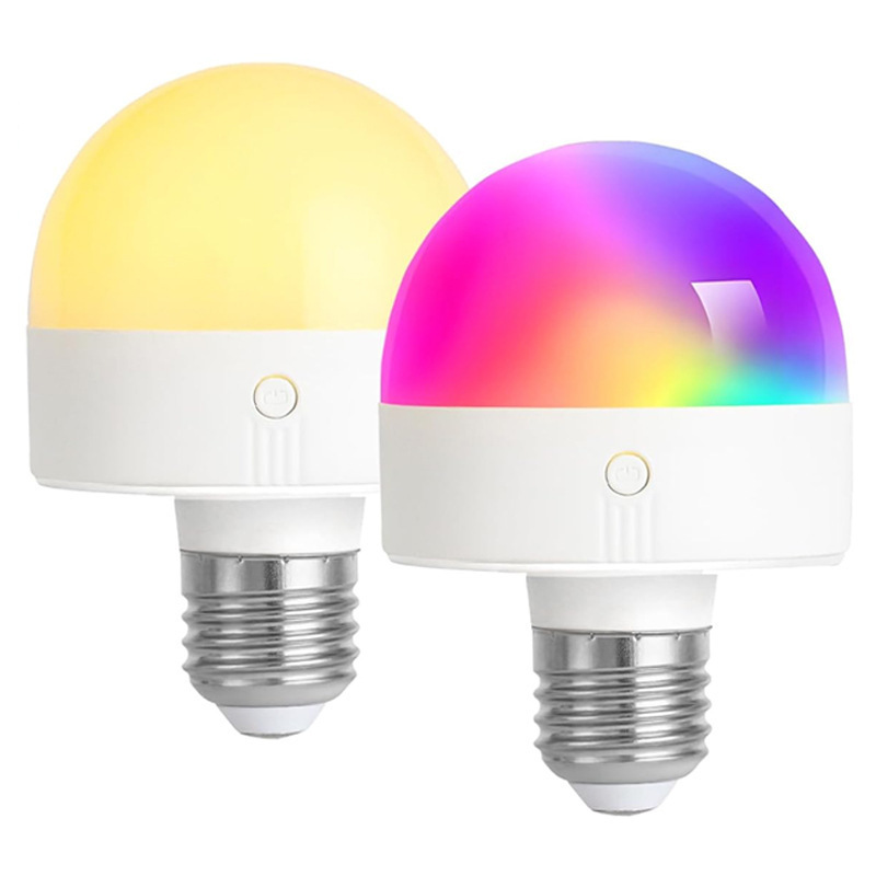 Amazon リモコン付き充電式 RGB 電球電池式電球、非ハードワイヤリングの壁ランプシャンデリア用|undefined