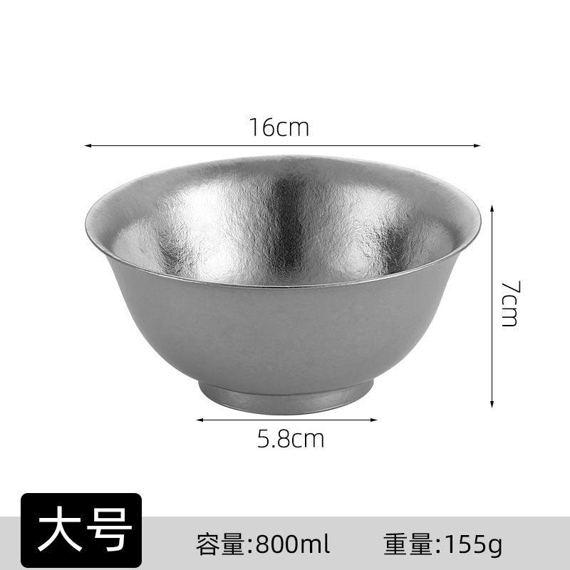チタンボウル 二層純チタン製ライスボウル 二層厚真空断熱 抗菌 鮮度保持 ピクニック アウトドア 家庭用 カラーチタンボウル|undefined