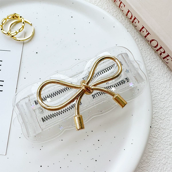 Back clip-wave starry sky-butterfly knot
