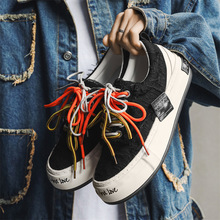 秋季厚底增高明星同款黑色雪花酥帆布鞋男女鞋小众原创情侣板鞋潮