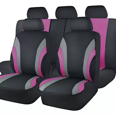 Seat cushion, seat cover — Covers for All Seasons - rose-red-and-gray-2-piece-set-single-seat