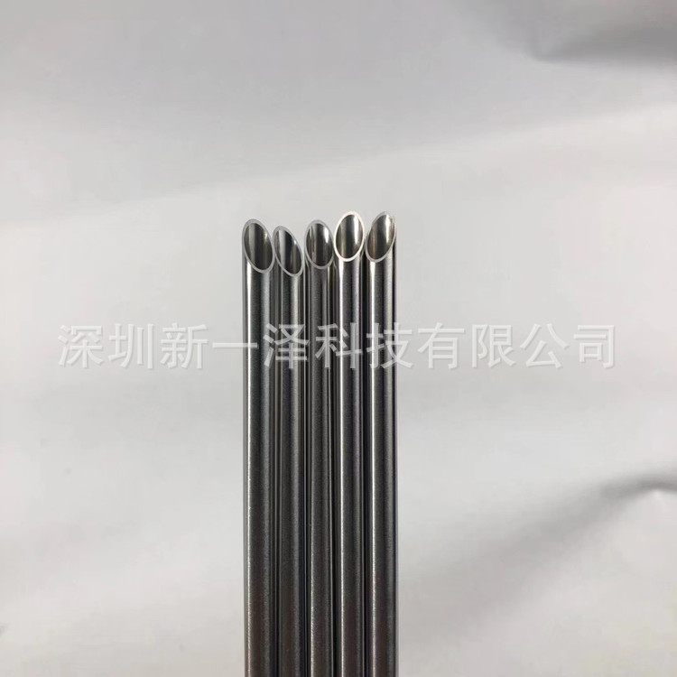 加工304不锈钢毛细管切断磨尖实验针管打孔封头攻牙开槽双头针