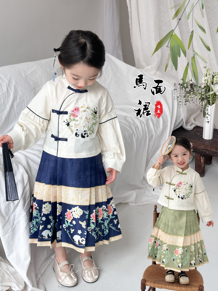 [Nuevos productos de primavera de 2025 · vendidos a las 10: 00 no.15] vestido chino para niñas vestido de caballo para niños vestido Tang