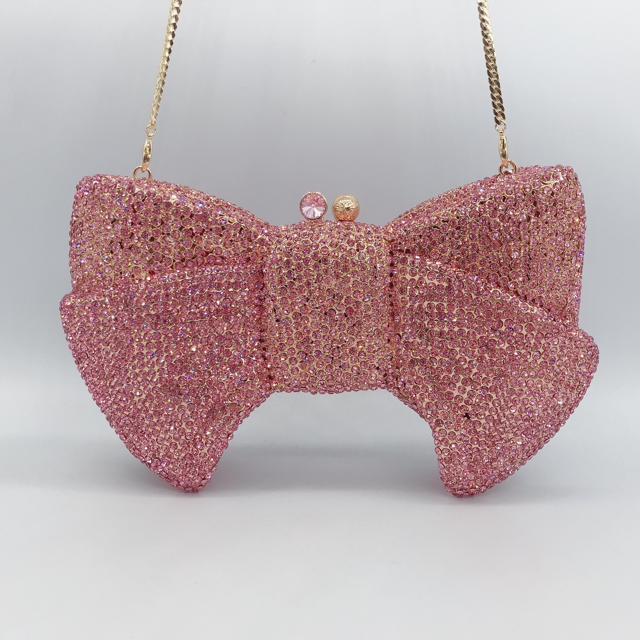 Seleccione estrictamente el nuevo arco transfronterizo con diamantes bolsas de cena bolsas de mano de diamantes bolsas de maquillaje pequeñas bolsas de mujer