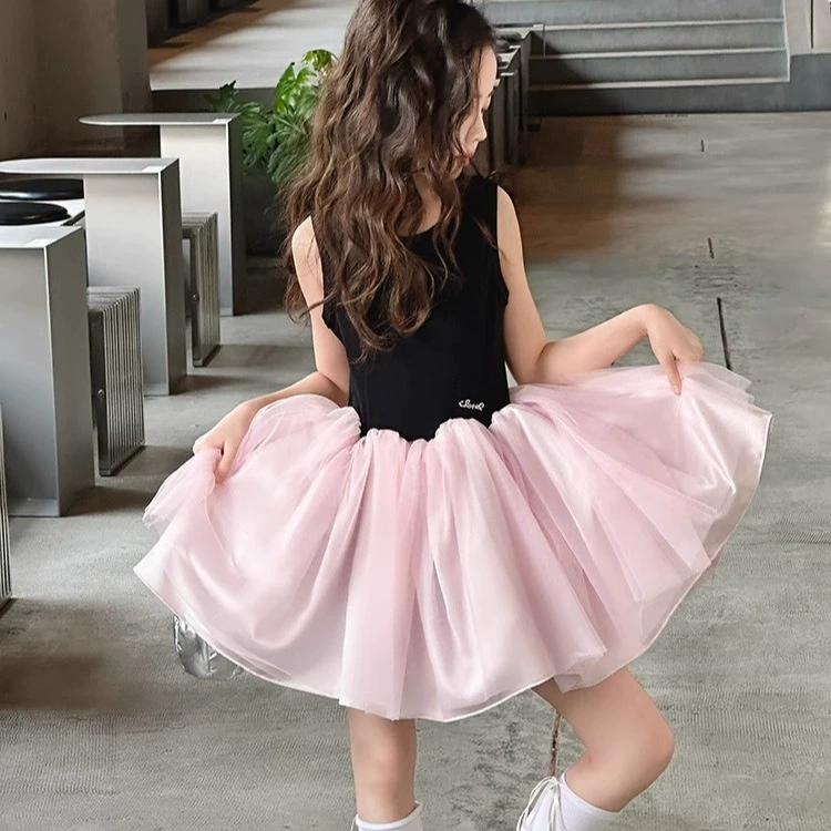 Summer skirt, small princess costume, dress, for teenagers, high-quality style