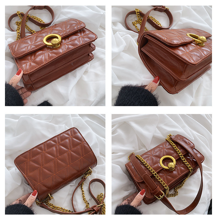 Fashion Retro Autumn And Winter Rhombus Chain Bag Crossbody Bag display picture 1