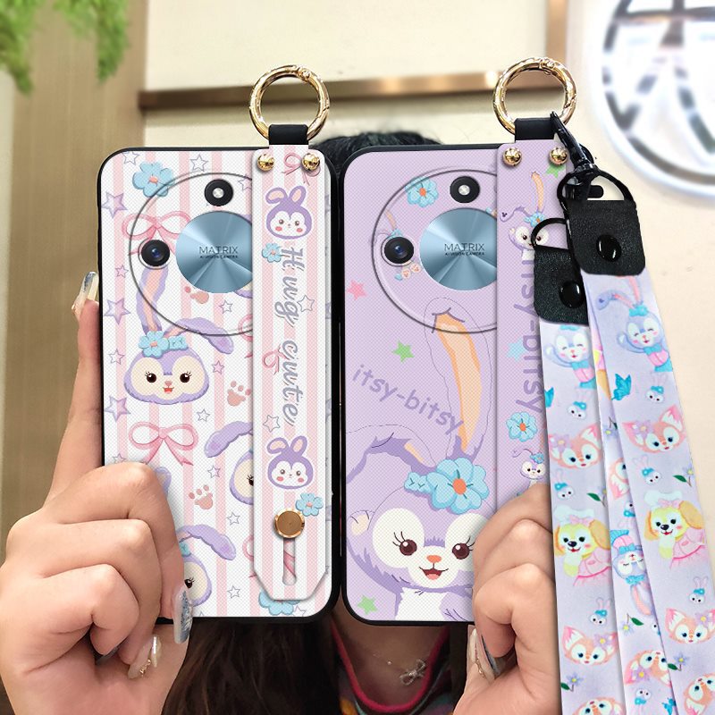Suitable for Huawei Honor X50/X50 Gt/X50 Pro Mobile Phone Case Textured Lanyard Cute Wristband Youth Trendy