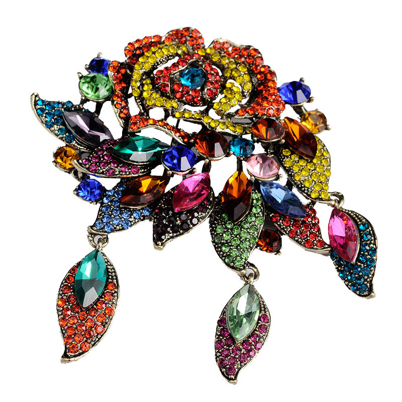Broche vintage de luxe, grande taille, style baroque rétro élégant et classique, disponible en stock, vente en gros et dropshipping._voghion.com