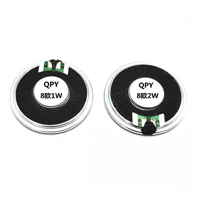 Supply 40mm speaker speaker, Mylar iron shell, magnetic round 8 Euro, 1W2w waterproof ultra-thin alarm clock speaker