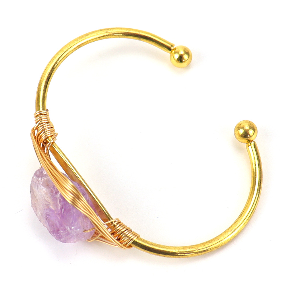 1 Piece Fashion Crystal Metal Plating Womenu0027S Bangle