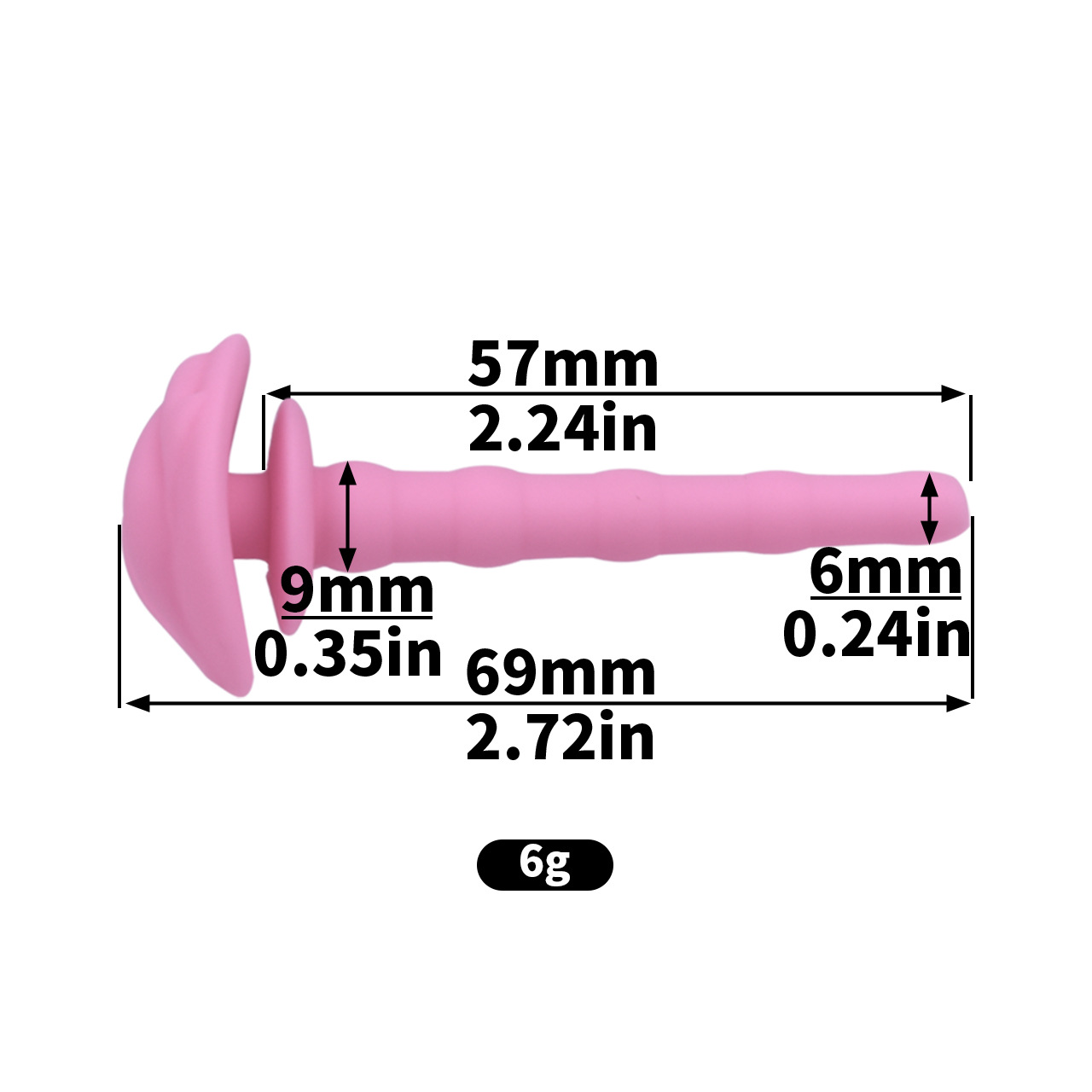 Catéter de silicona rosa