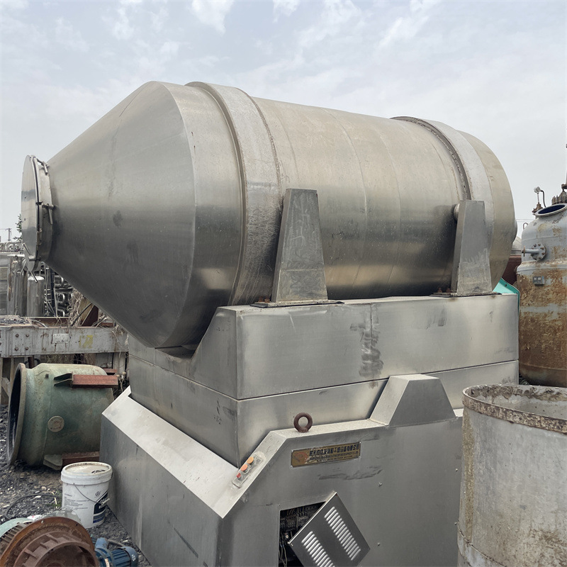 转让二手二维混合机 3000升混合机 自动化双向混合设备