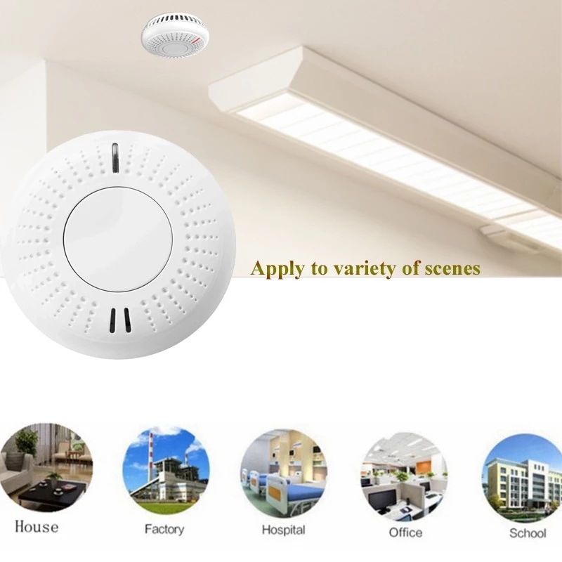 工厂直销10年电池 独立烟感烟雾报警器 符合荷兰 澳洲 欧洲标准